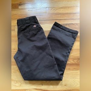 Dickies Men’s Original 874 Dark Brown Pants 30 X 30